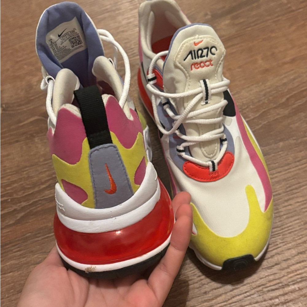 Nike React Multicolor Athletic Shoes
